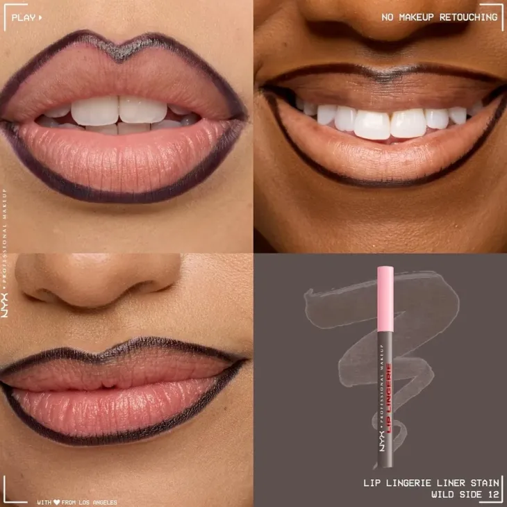 NYX Professional Makeup Lip Lingerie wodoodporna konturówka do ust z tintem 12 Wild Side 1 ml