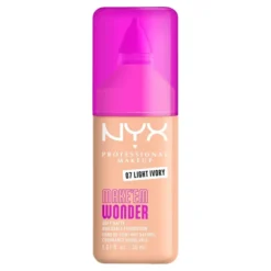 NYX Professional Makeup Make 'Em Wonder lekki podkład matujący do twarzy 07 Light Ivory 30 ml