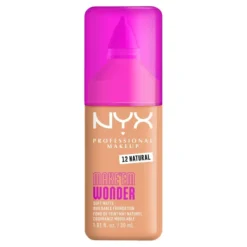 NYX Professional Makeup Make 'Em Wonder lekki podkład matujący do twarzy 12 Natural 30 ml