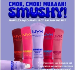 NYX Professional Makeup Smushy balsam do ust o matowym wykończeniu 08 Smudge Fudge 8 ml