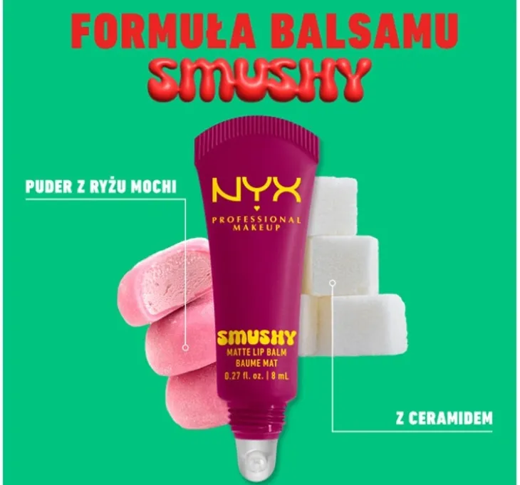 NYX Professional Makeup Smushy balsam do ust o matowym wykończeniu 12 Silly Sippin' 8 ml