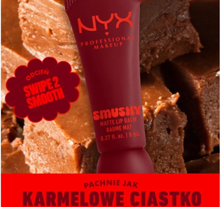 NYX Professional Makeup Smushy balsam do ust o matowym wykończeniu 07 Swipe 2 Smooth 8 ml