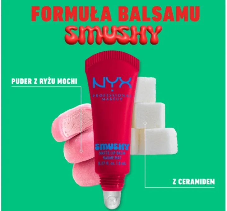 NYX Professional Makeup Smushy balsam do ust o matowym wykończeniu 10 Sassy Stuff 8 ml