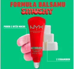 NYX Professional Makeup Smushy balsam do ust o matowym wykończeniu 09 Soft Sorbet 8 ml