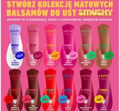 NYX Professional Makeup Smushy balsam do ust o matowym wykończeniu 09 Soft Sorbet 8 ml