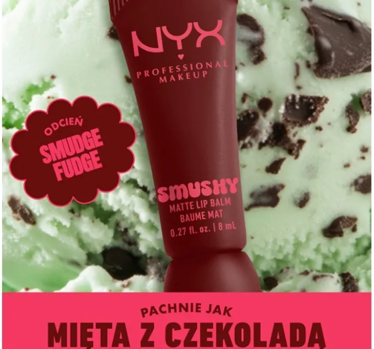 NYX Professional Makeup Smushy balsam do ust o matowym wykończeniu 08 Smudge Fudge 8 ml