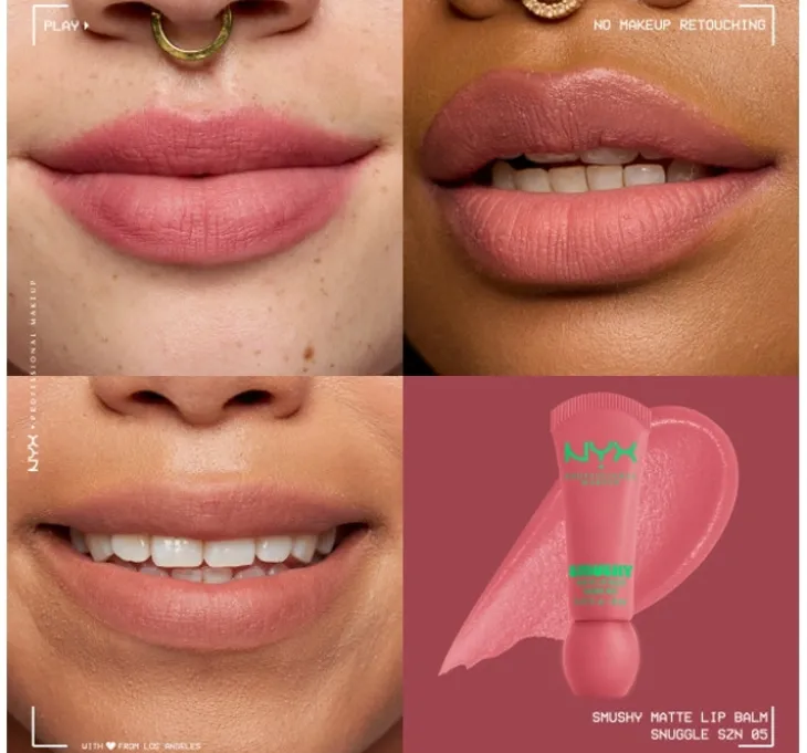 NYX Professional Makeup Smushy balsam do ust o matowym wykończeniu 05 Snuggle Szn 8 ml