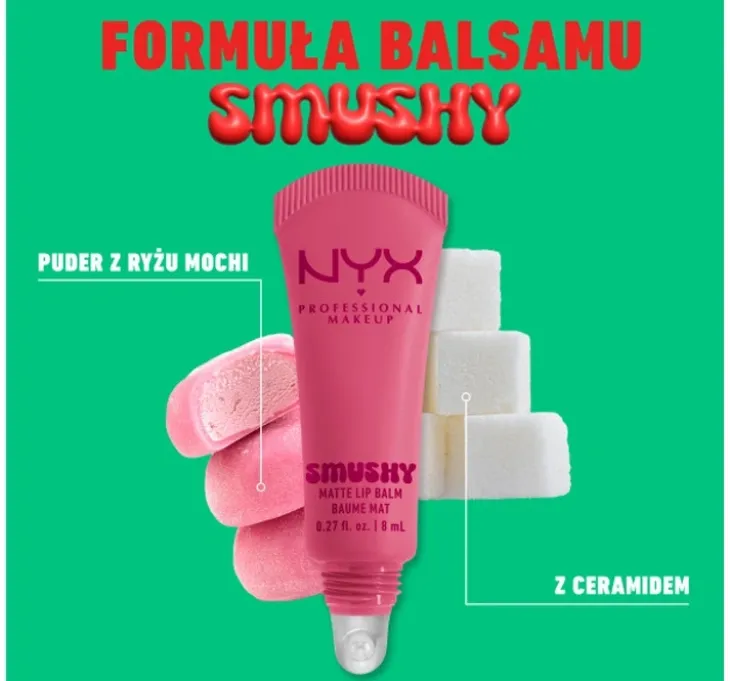 NYX Professional Makeup Smushy balsam do ust o matowym wykończeniu 02 Swipe Sesh 8 ml