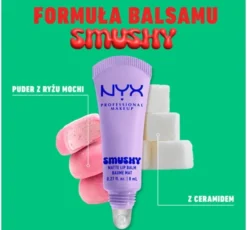 NYX Professional Makeup Smushy balsam do ust o matowym wykończeniu 01 Sugar Smush 8 ml