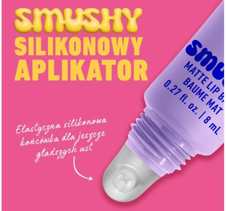NYX Professional Makeup Smushy balsam do ust o matowym wykończeniu 01 Sugar Smush 8 ml