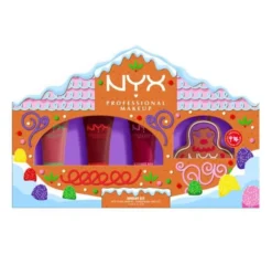 NYX Professional Makeup Smushy Kit zestaw prezentowy z balsamami do ust i zawieszką Smushy Matte Lip Balm Swipe 2 Smooth 8 ml + Smushy Matte Lip Balm Snuggle Szn 8 ml + Smushy Matte Lip Balm Squeeze N' Sizzle 8 ml + breloczek na balsam
