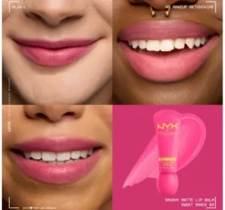 NYX Professional Makeup Smushy balsam do ust o matowym wykończeniu 03 Sweet Smack 8 ml