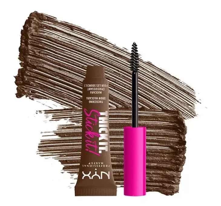 NYX Professional Makeup Thick It Stick It brow mascara tusz do brwi 06 Brunette 7 ml