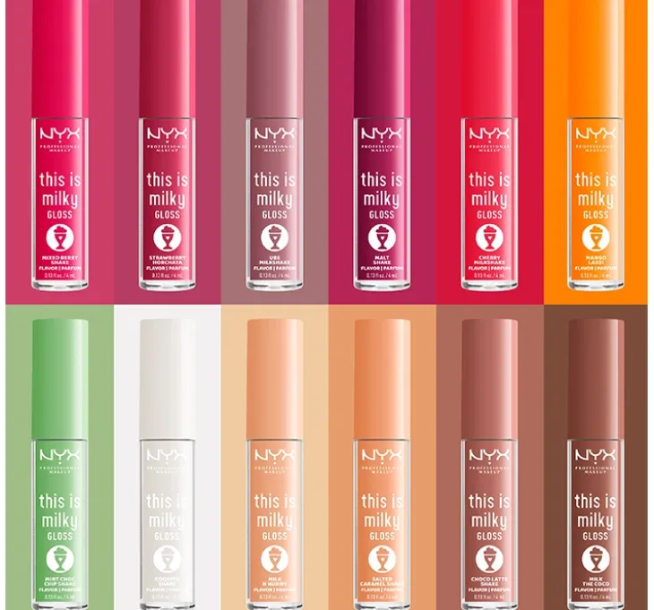 NYX Professional Makeup This Is Milky błyszczyk do ust 18 Salted Caramel Shake 4 ml