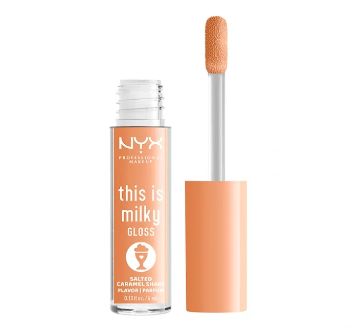 NYX Professional Makeup This Is Milky błyszczyk do ust 18 Salted Caramel Shake 4 ml