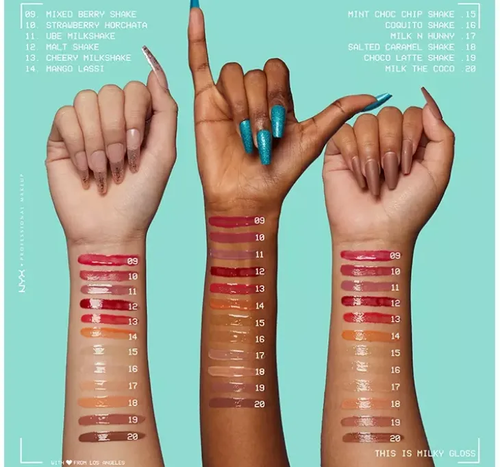 NYX Professional Makeup This Is Milky błyszczyk do ust 12 Malt Shake 4 ml