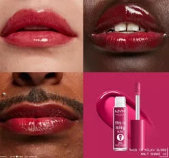 NYX Professional Makeup This Is Milky błyszczyk do ust 12 Malt Shake 4 ml