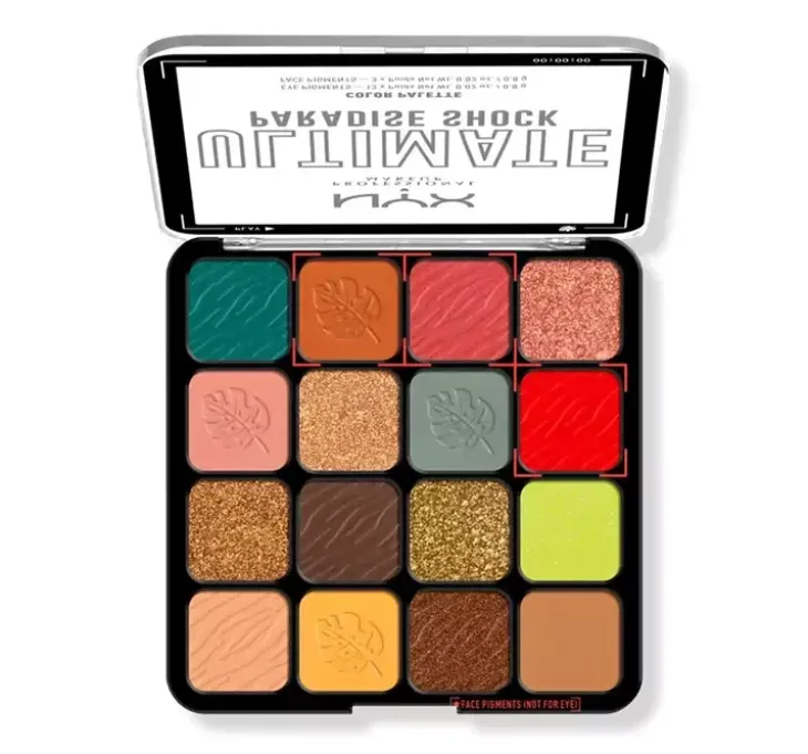 NYX Professional Makeup Ultimate paleta cieni do powiek Paradise Shock 12,8 g