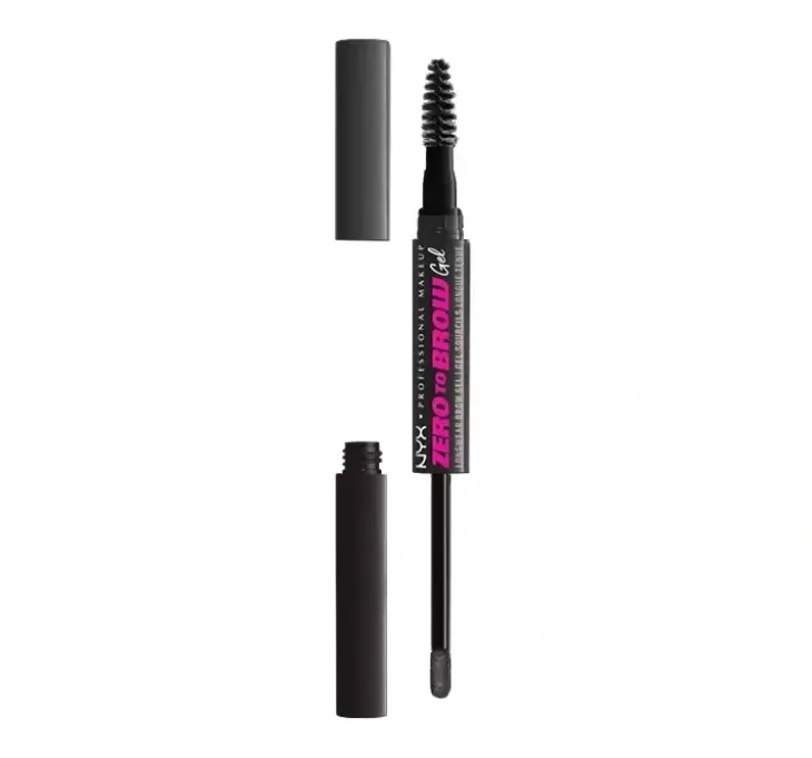 NYX Professional Makeup Zero To Brow długotrwały żel do brwi 08 Black 2 ml
