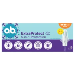 O.B. ExtraProtect tampony Super 16 sztuk