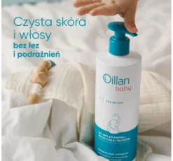 Oillan Baby żel 3w1 do kąpieli, mycia ciała i włosów 750 ml