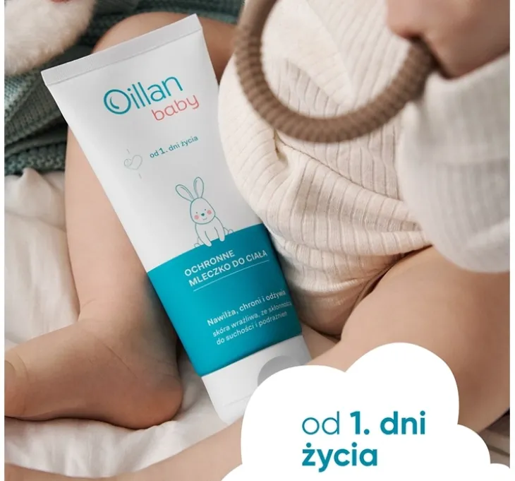 Oillan Baby ochronne mleczko do ciała dla dzieci 200 ml