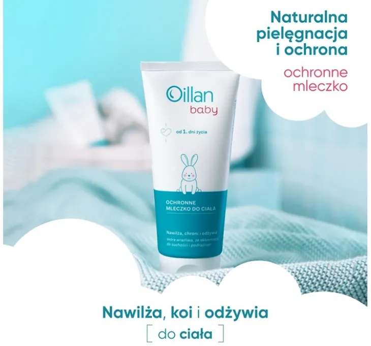 Oillan Baby ochronne mleczko do ciała dla dzieci 200 ml
