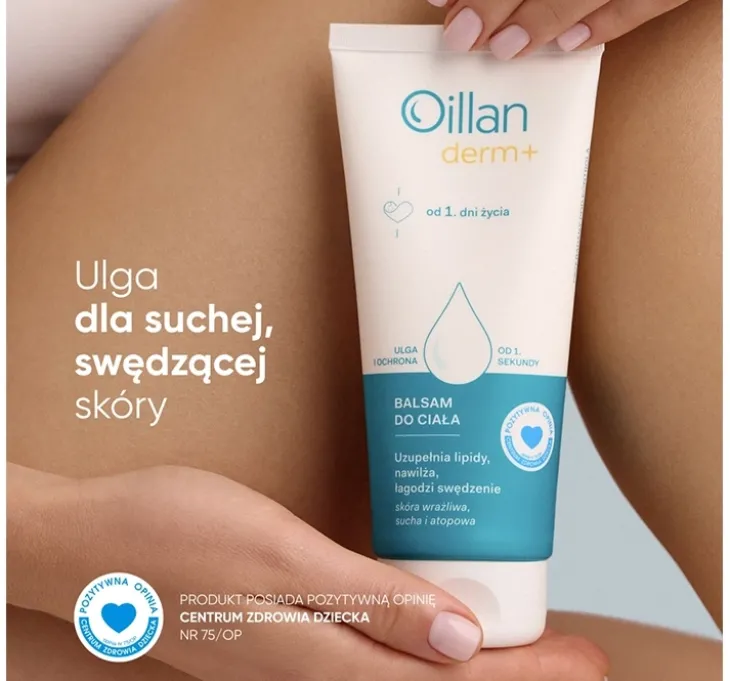 Oillan Derm+ balsam do ciała do skóry suchej i atopowej 200 ml