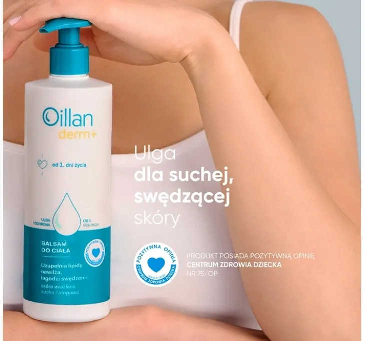 Oillan Derm+ balsam do ciała do skóry suchej i atopowej 400 ml