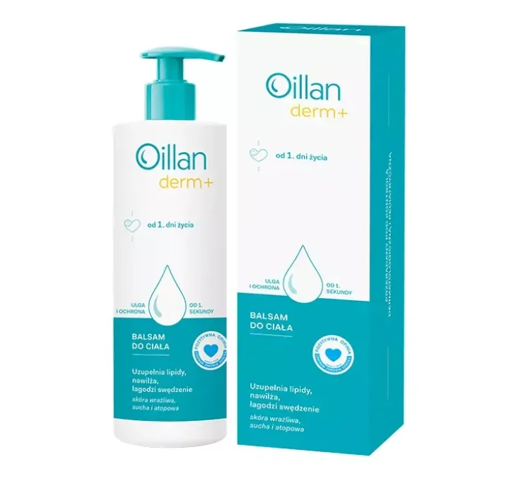 Oillan Derm+ balsam do ciała do skóry suchej i atopowej 400 ml