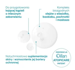 Oillan Derm+ emulsja do kąpieli do skóry suchej i atopowej 400 ml