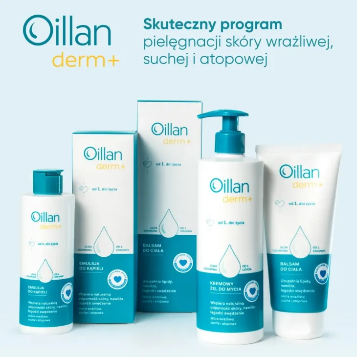 Oillan Derm+ keratolityczny szampon do włosów 180 ml