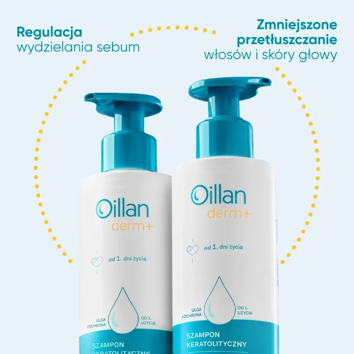 Oillan Derm+ keratolityczny szampon do włosów 180 ml