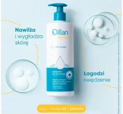 Oillan Derm+ kremowy żel do mycia do skóry suchej i atopowej 400 ml