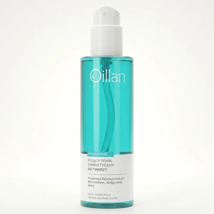 Oillan Hydrating kojący tonik synbiotyczny do twarzy dla skóry wrażliwej 200 ml
