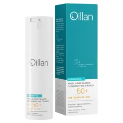 Oillan Hydrating krem nawilżający do twarzy dla skóry suchej i wrażliwej SPF50+ 50 ml