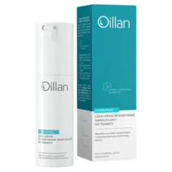 Oillan Hydrating lekki krem intensywnie nawilżający do twarzy dla skóry suchej, wrażliwej i odwodnionej 50 ml