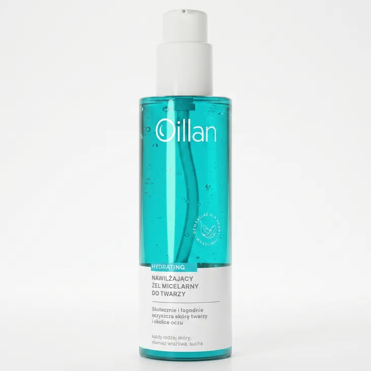 Oillan Hydrating nawilżający żel micelarny do twarzy dla skóry wrażliwej 200 ml