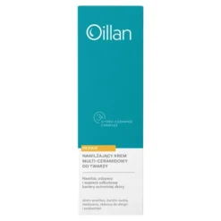 Oillan Repair krem nawilżający multi-ceramidowy do twarzy dla skóry wrażliwej i bardzo suchej 50 ml
