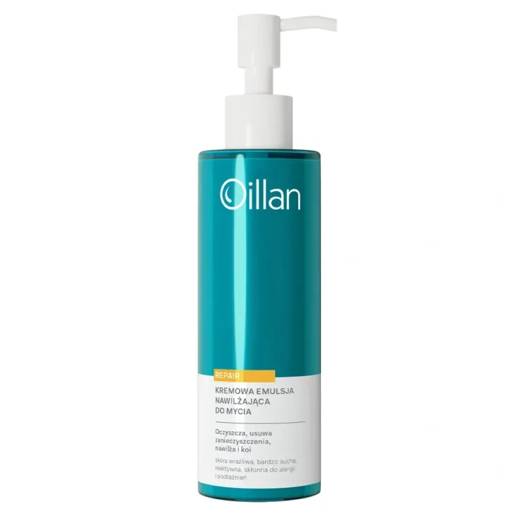 Oillan Repair kremowa emulsja do mycia twarzy dla skóry wrażliwej i bardzo suchej 200 ml