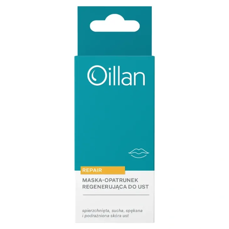 Oillan Repair maska-opatrunek regenerujący do suchych i spierzchniętych ust 15 g