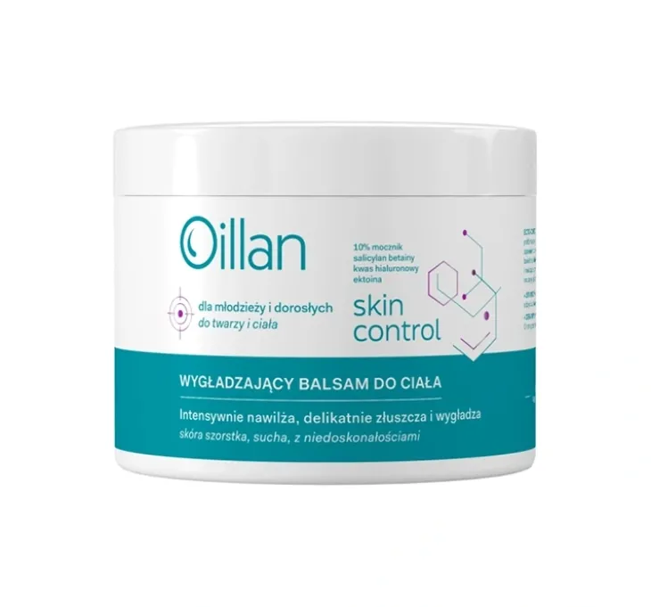 Oillan Skin Control wygładzający balsam do ciała i twarzy z 10% mocznika 500 ml