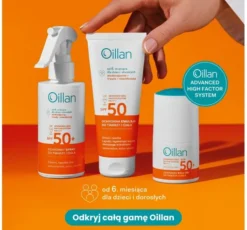 Oillan Sun spray ochronny do twarzy i ciała SPF50+ 125 ml