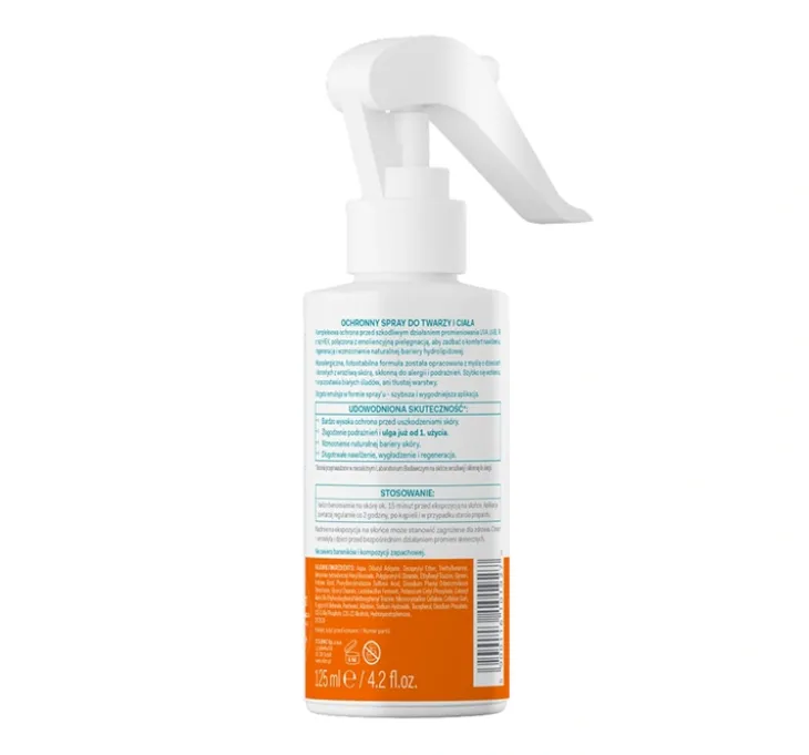 Oillan Sun spray ochronny do twarzy i ciała SPF50+ 125 ml