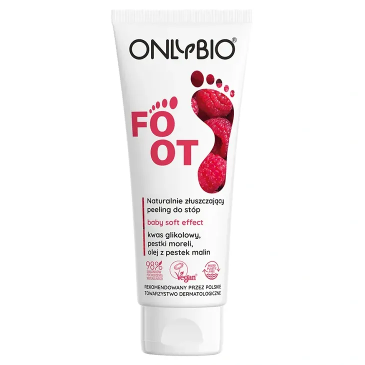 OnlyBio Foot naturalnie złuszczający peeling do stóp 75 ml