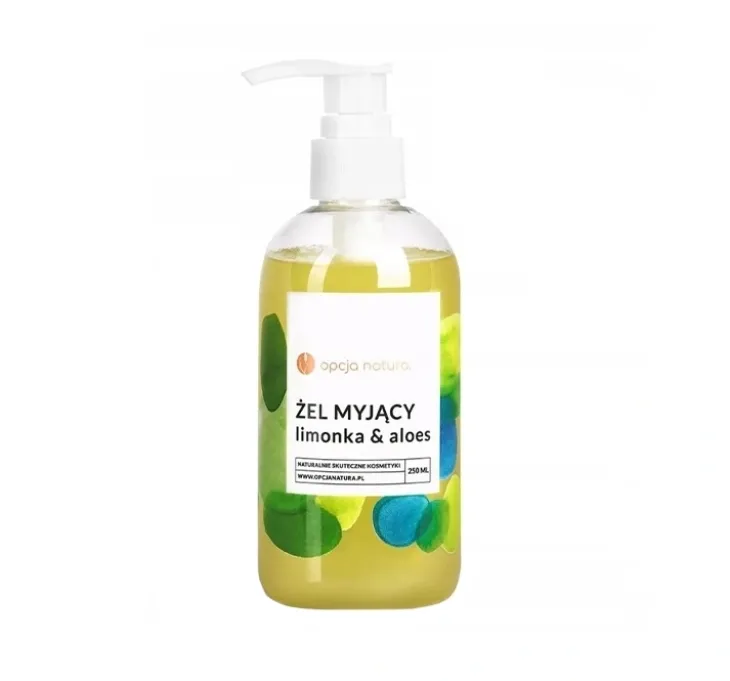 Opcja Natura żel do mycia ciała i twarzy Limonka & Aloes 250 ml
