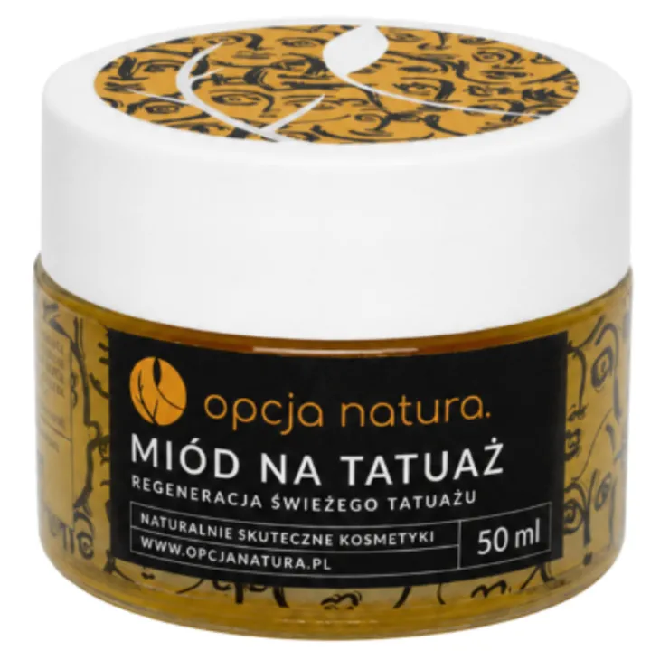 Opcja Natura Miód na tatuaż Regeneracja świeżego tatuażu 50 ml