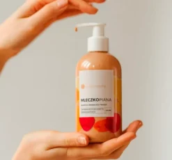 Opcja Natura mleczkopiana do mycia i demakijażu twarzy 250 ml