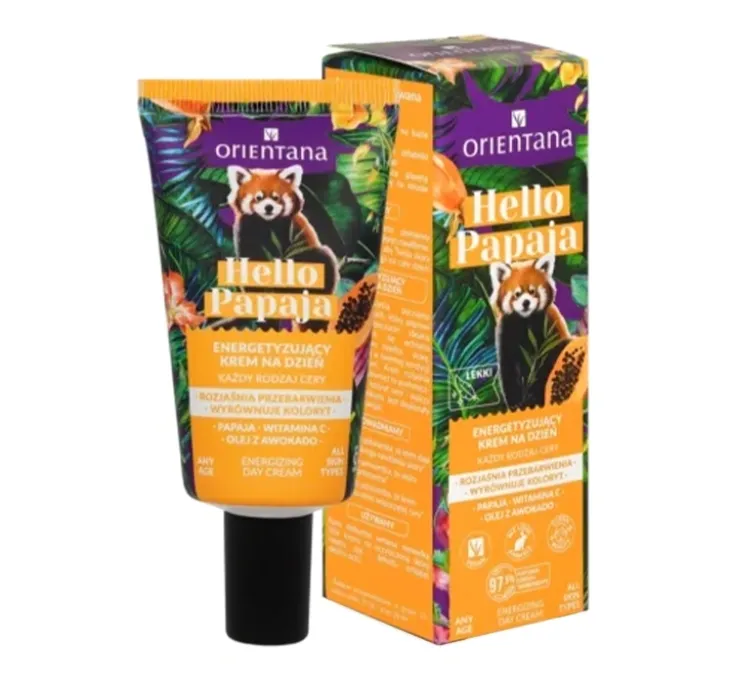 Orientana Hello Papaja energetyzujący krem do twarzy na dzień 40ml