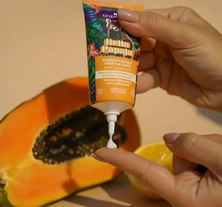 Orientana Hello Papaja energetyzujący krem do twarzy na dzień 40ml